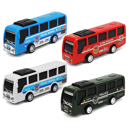 Simulation toy bus children's back Toy